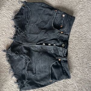 Black Levi shorts